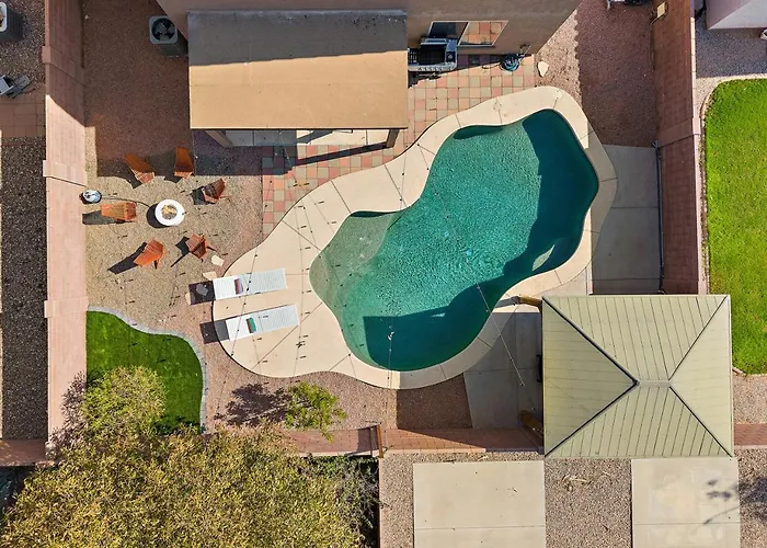 Villa Float Fun Retreat Pool Hot Tub Fire Pit Foosball Pool Table Casa Grande
